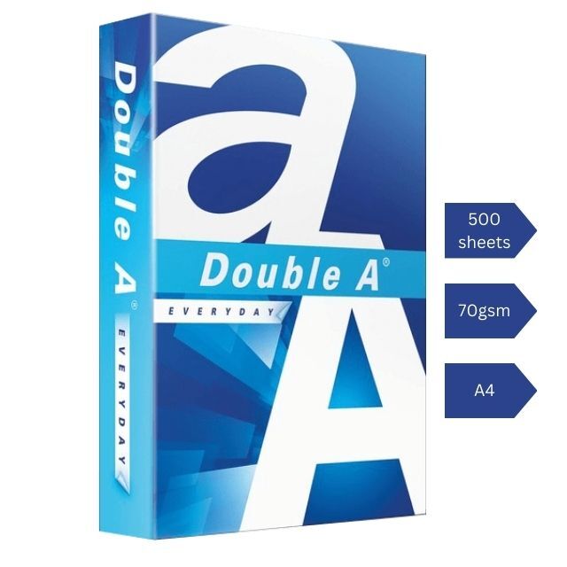 DOUBLE A PAPER A4 70GSM 500'S