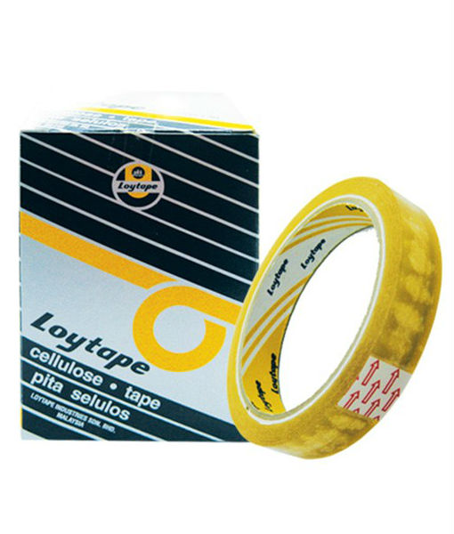 LOYTAPE CELLULOSE TAPE 18MM X 40M (8ROLL/BOX)