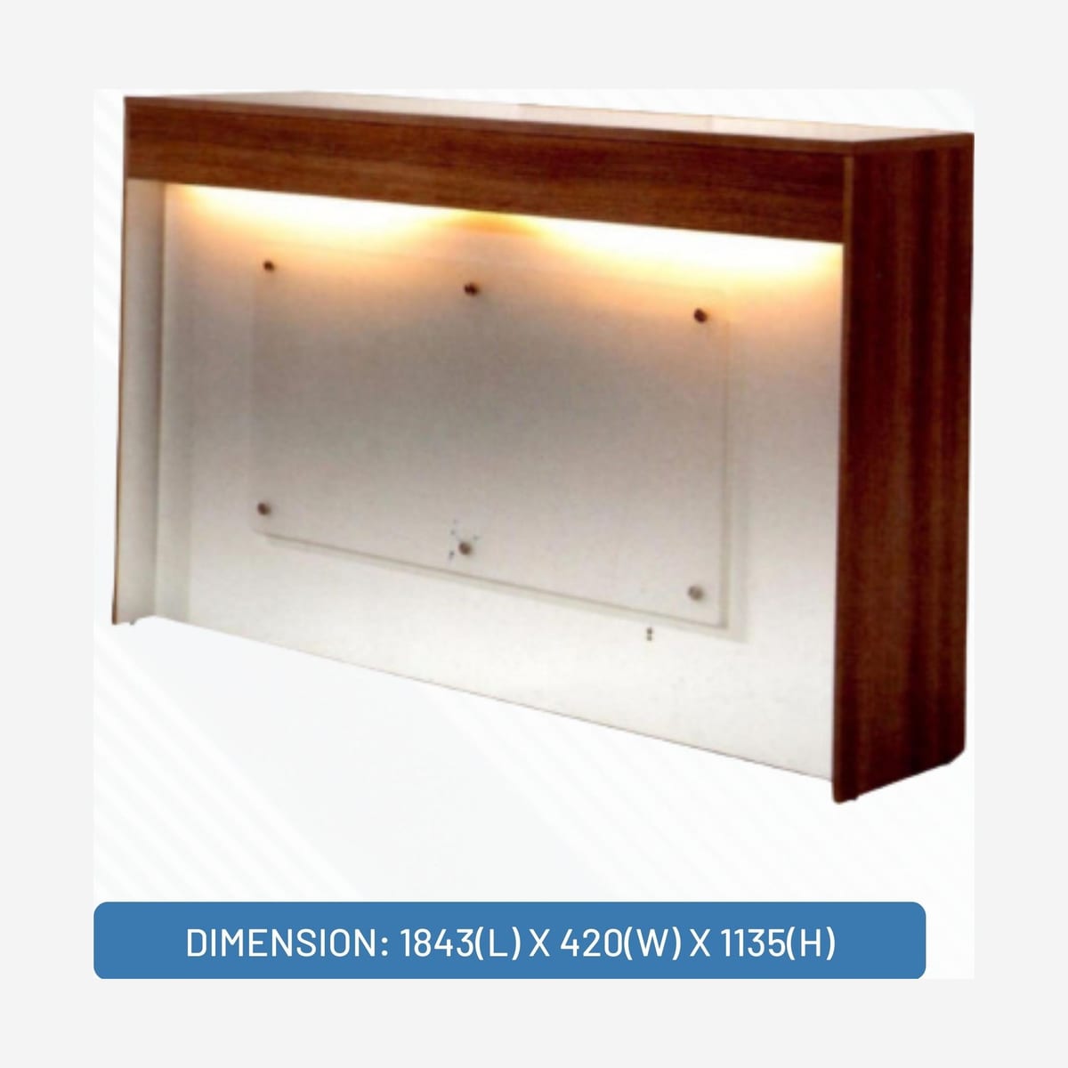 PX5 RECEPTION COUNTER (L1843xW420xH1135)
