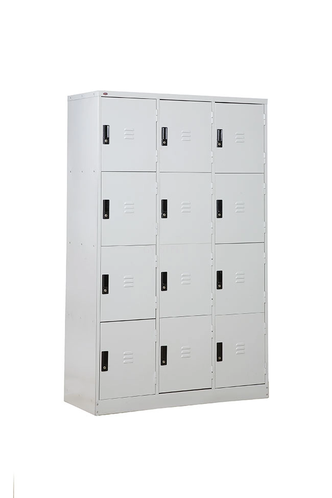 12 COMPARTMENT STEEL LOCKER GY-344 / LT-12