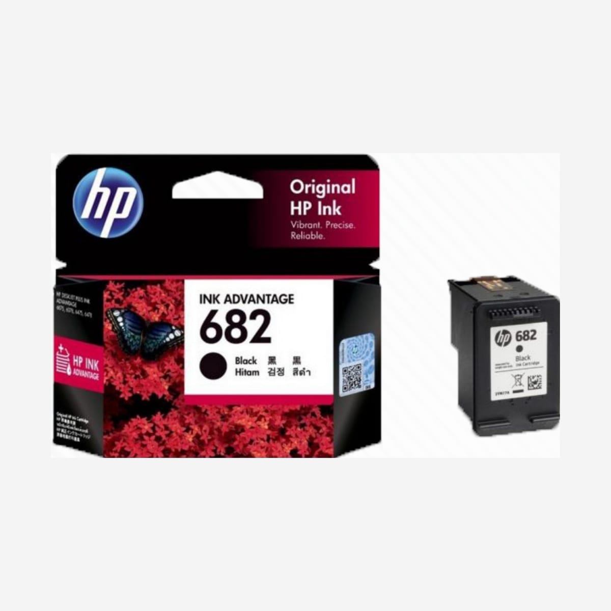 HP 682 BLACK INK CARTRIDGE