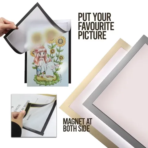 A4 MAGNETIC DISPLAY BOARD (BLACK)
