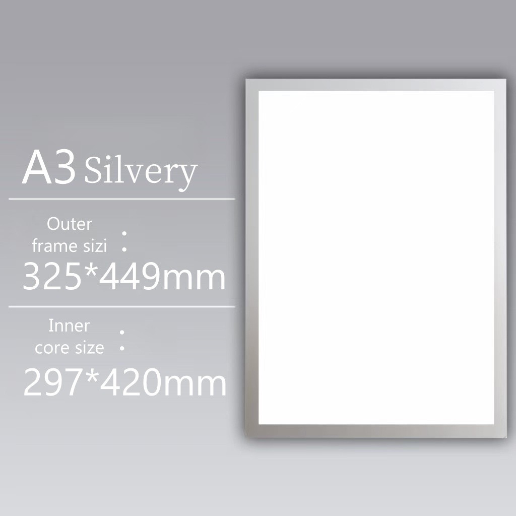 A3 MAGNETIC DISPLAY BOARD (SILVER)