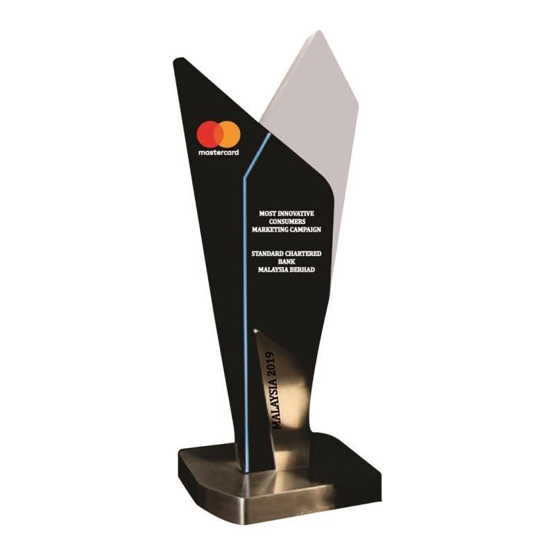 CRYSTAL TROPHY 66054 (B) 280MM(H)