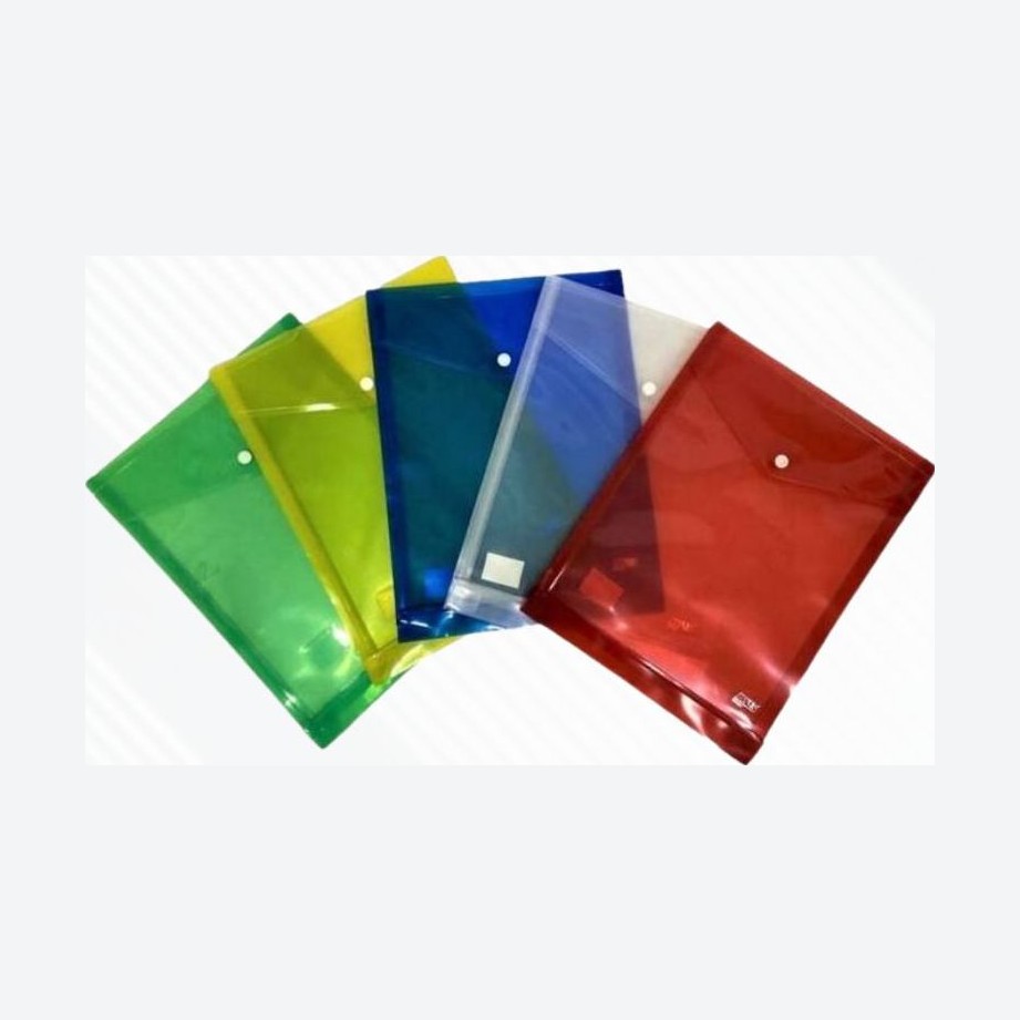 APLUS BF409 A4 PLASTIC BUTTON ENVELOPE FILE (VERTICAL)
