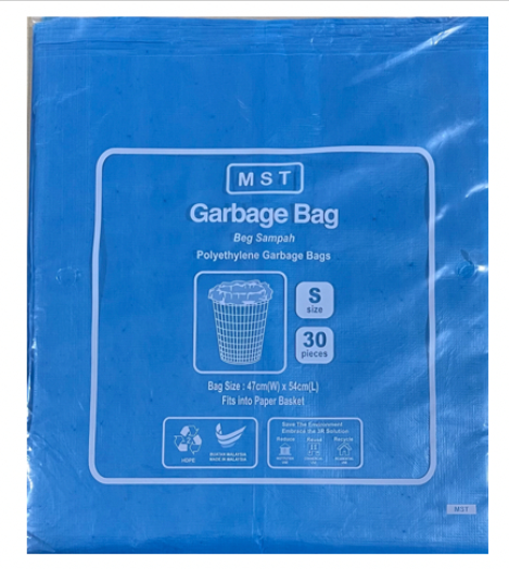 GARBAGE BAG 18.5" X 21" 30PCS/PACK (200PKT/GUNI)