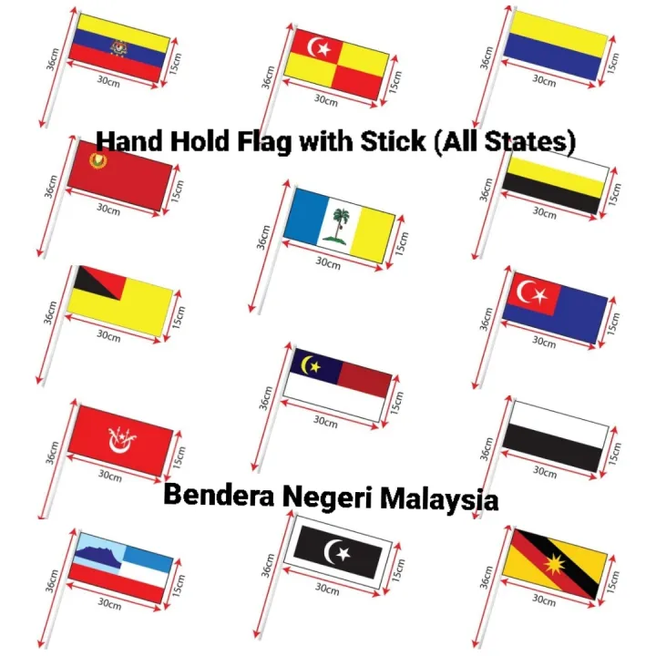 14 STATE HAND FLAG