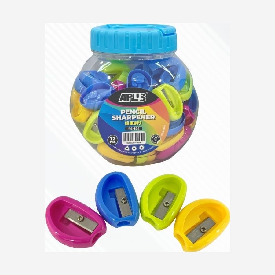 APLUS PS-804 SINGLE HOLE PENCIL SHARPENER 72PCS/BOX