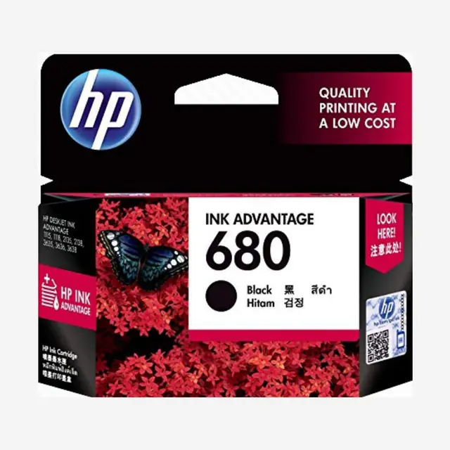 HP 680 BLACK INK CARTRIDGE