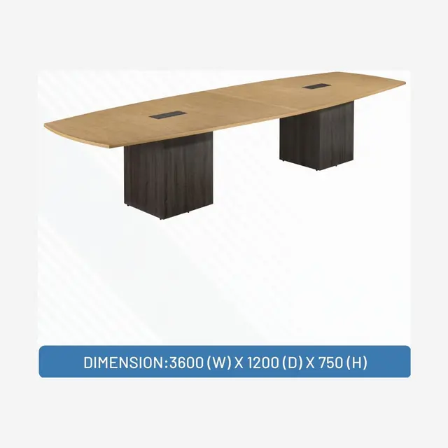 MP3-BS3612 EO/G BOAT CONFERENCE TABLE (L3600xW1200xH750)