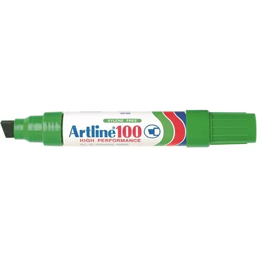ARTLINE #100 GIANT CHISEL TIP MARKER GREEN