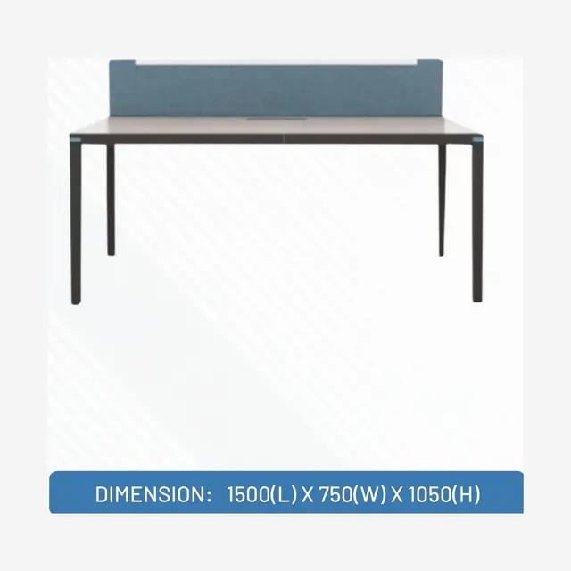 BELLA 5FT OFFICE TABLE (1500Lx750Hx600W)