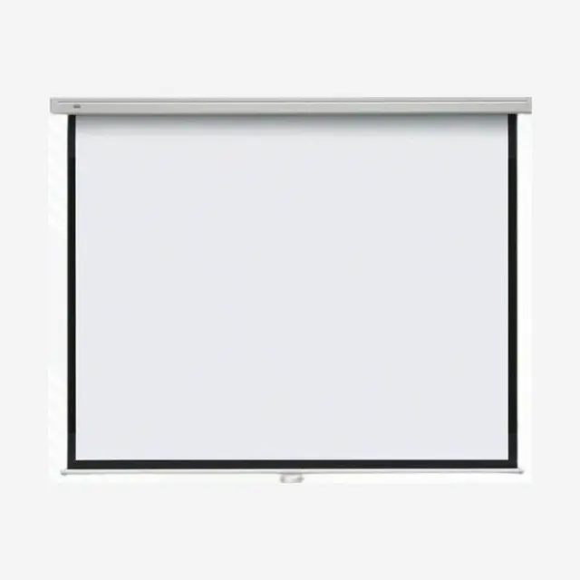 MEKI MANUAL WALL MOUNT PROJECTOR SCREEN 6' X 6' (70" X 70")
