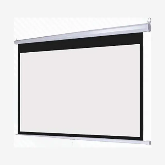 MEKI MANUAL WALL MOUNT PROJECTOR SCREEN 8' X 8' (96" X 96")