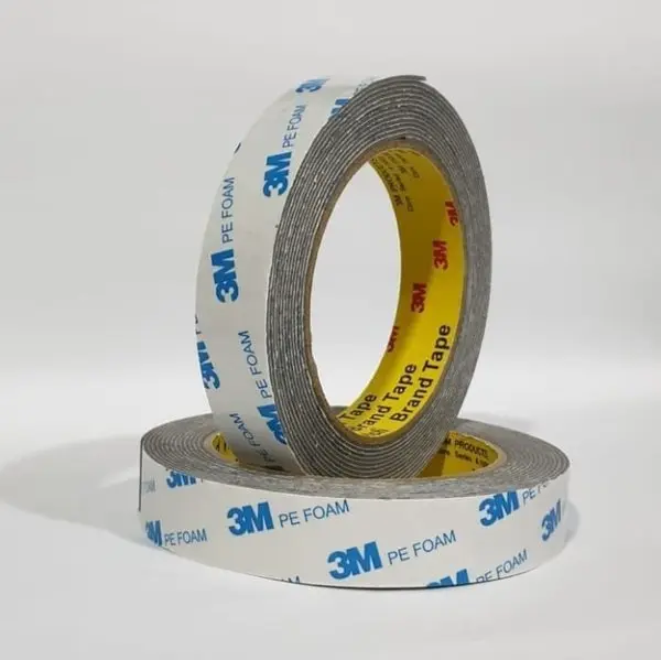 3M DOUBLE SIDED PE FOAM TAPE GREY 18MM X 10M