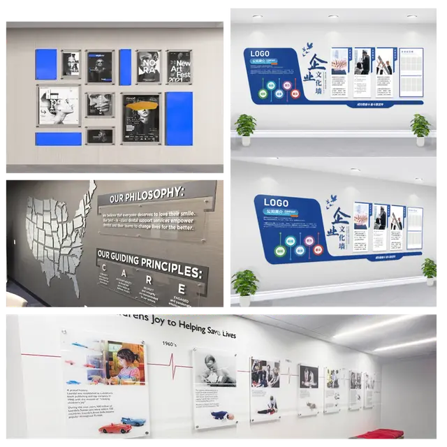 ACRYLIC CULTURAL WALL智能制造
