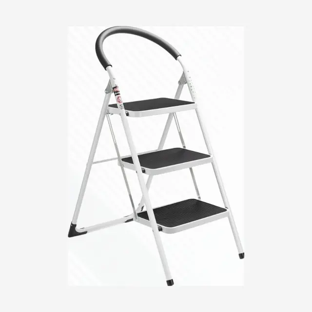 3 STEP ELEGANT FOLDABLE LADDER 71L X 39W X 99CM(H) (120602)