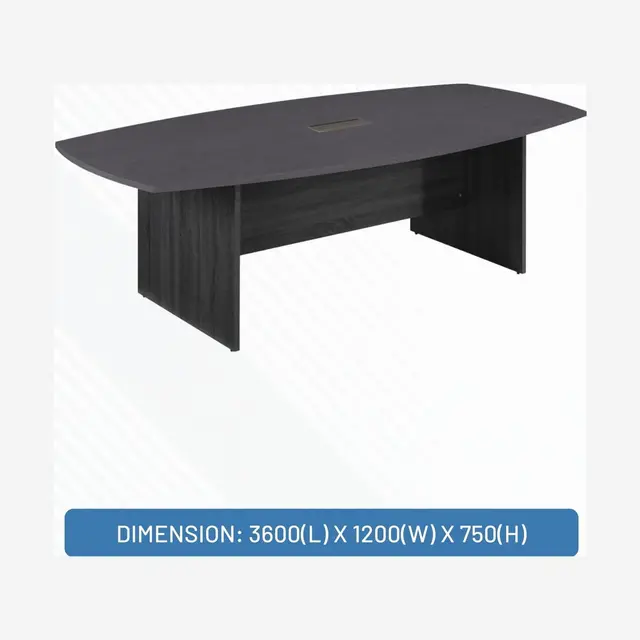 MP3-BS2412 NG/G BOAT CONFERENCE TABLE (L2400xW1200xH750)