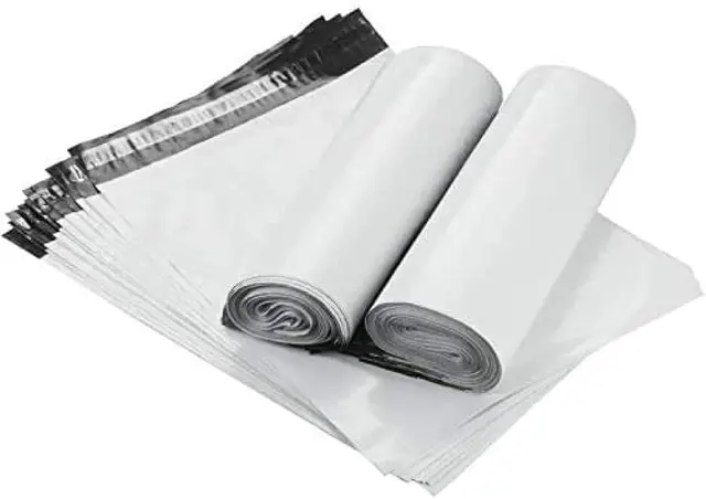 COURIER BAG 14" X 18" (WHITE) 50PCS/PKT
