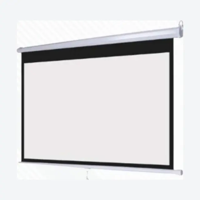 MEKI MANUAL WALL MOUNT PROJECTOR SCREEN 10' X 10' (120" X 120")