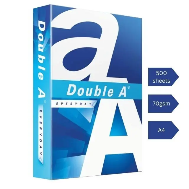 DOUBLE A PAPER A4 70GSM 500'S