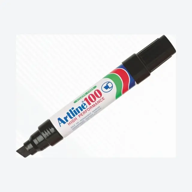 ARTLINE #100 GIANT CHISEL TIP MARKER BLACK