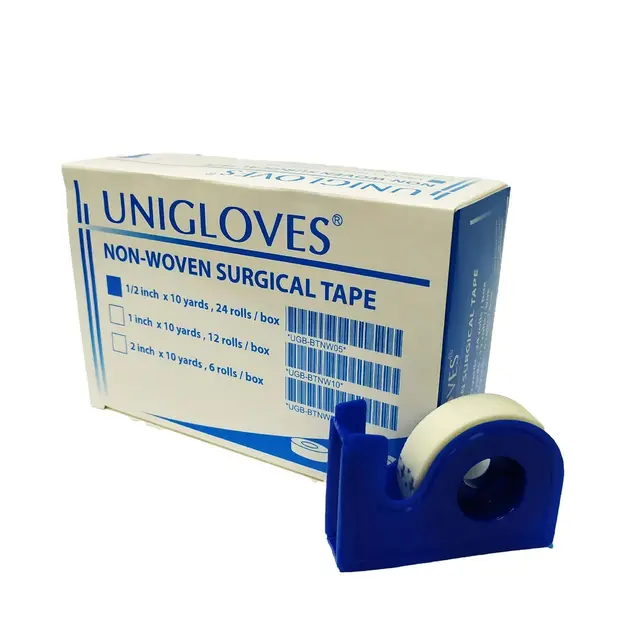 SURGICAL TAPE W/DISPENSER 1.25CM X 5CM (24ROLLS/BOX)