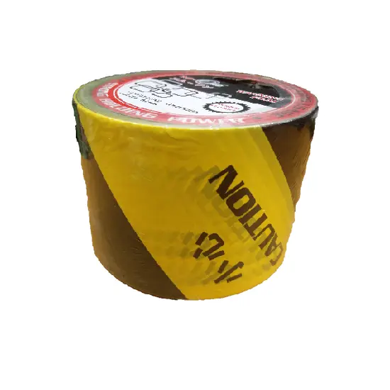 CAUTION FILM 72MM X 50M BLACK & YELLOW