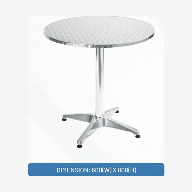 ALUMINIUM ROUND TABLE (800MM)