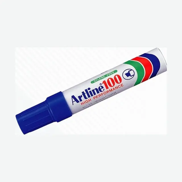 ARTLINE #100 GIANT CHISEL TIP MARKER BLUE